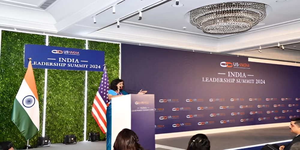 Union Health Secretary addresses Annual India Leadership Summit organised by US-India Strategic Partnership Forum in New Delhi Union Health Secretary addresses Annual India Leadership Summit organised by US-India Strategic Partnership Forum in New Delhi